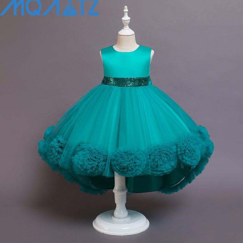 Baige Hot Sale Girl Princess Party Платье платье детское платье Long Gown Flower Girl Платье