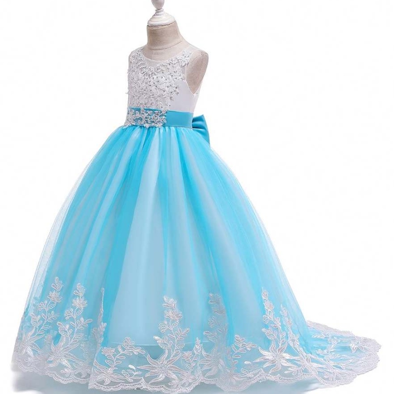 Baige Fancy Little Girls Prom Prom Diamond Driamding Pufpy Party Maxi платье для детей длинные дети Макси бальные платья