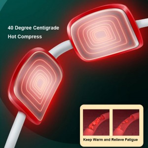 Портативный электрический пульс шеи массажер для облегчения боли, интеллектуального массажа шеи с тепловым триггерным массажер...