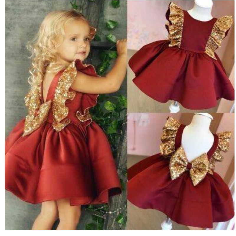 Baige Lovely Kids Dress Harments 2020 New Design Girls Wedding Frock Digthing Fare платье L1968XZ