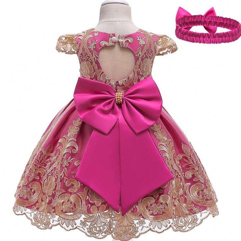 Baige Kids's Flower Dress Kids Clothing 0-5y девочки кружевные свадебные платья с повязкой L5192XZ