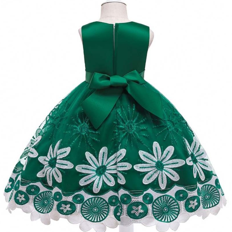 Baige New Design Flower Girls Dress Kids Tward День рождения свадьба принцесса детская девочка платье L5266