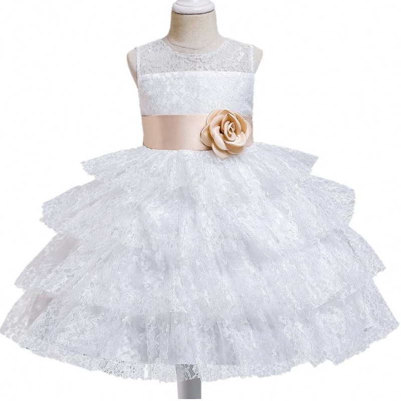 Baige Summer Fashion Course Tulled Lovely Beading Big Bow Guted Fighting Fangy Ball Plowers Flower Girl Планты