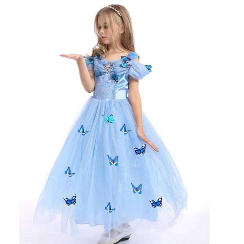 Бестс продавец Baige Bess Girl Apparel Kids Cosplay Princess Elsa Anna Fashion Girl Costume одежда детская платье