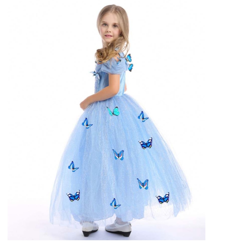 Бестс продавец Baige Bess Girl Apparel Kids Cosplay Princess Elsa Anna Fashion Girl Costume одежда детская платье