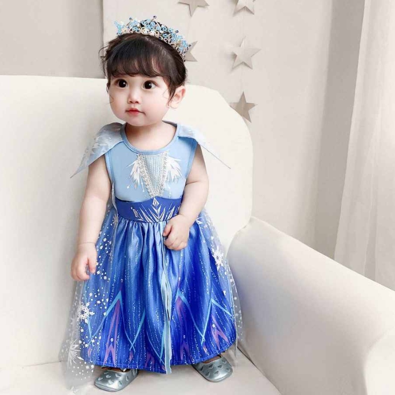 Baige New Design Princess Elsa Anna Play Play платье Little Girl Cosplay Costumes Рождественская вечеринка на день рождения BX1730