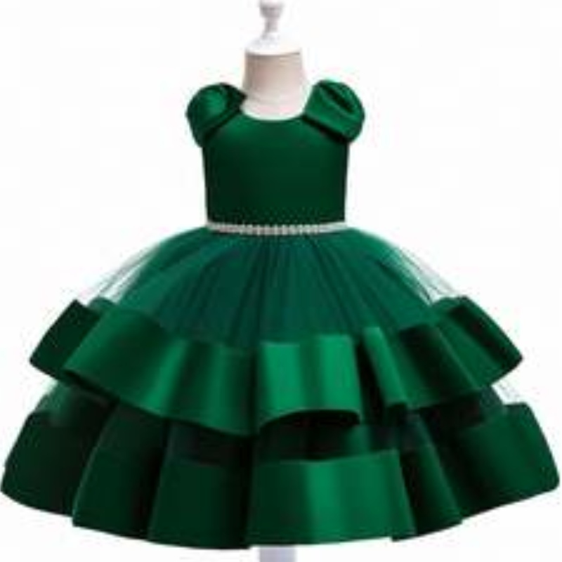 Baige New Collection Одежда для вечеринок для девочек элегантные 3 -летние детские бальные платья