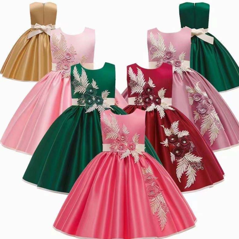 Baige Kids Boutique одежда для девочек платье нового дизайна весеннее платье костюмы для свадебного платья по случаю дня рождения девочки