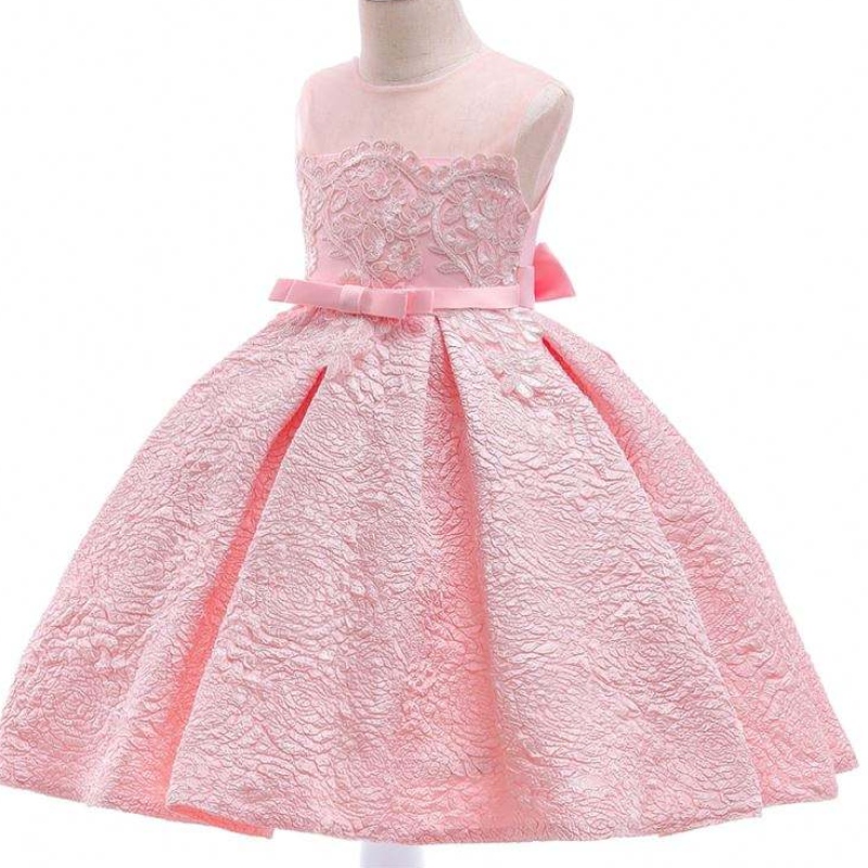 Baige Hot Sedelling Kids Girs Formal Party Wear Clothing Дети, первые общаются вечерние платья для вечеринок