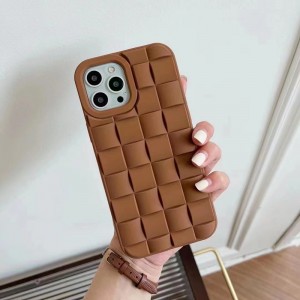 Подходит для Apple iPhone 14/14 Pro Case, All Inclusive Pall Presect Presect Mobile Phore Coate Case, клетчатый трехмерный защитный корпус TPU