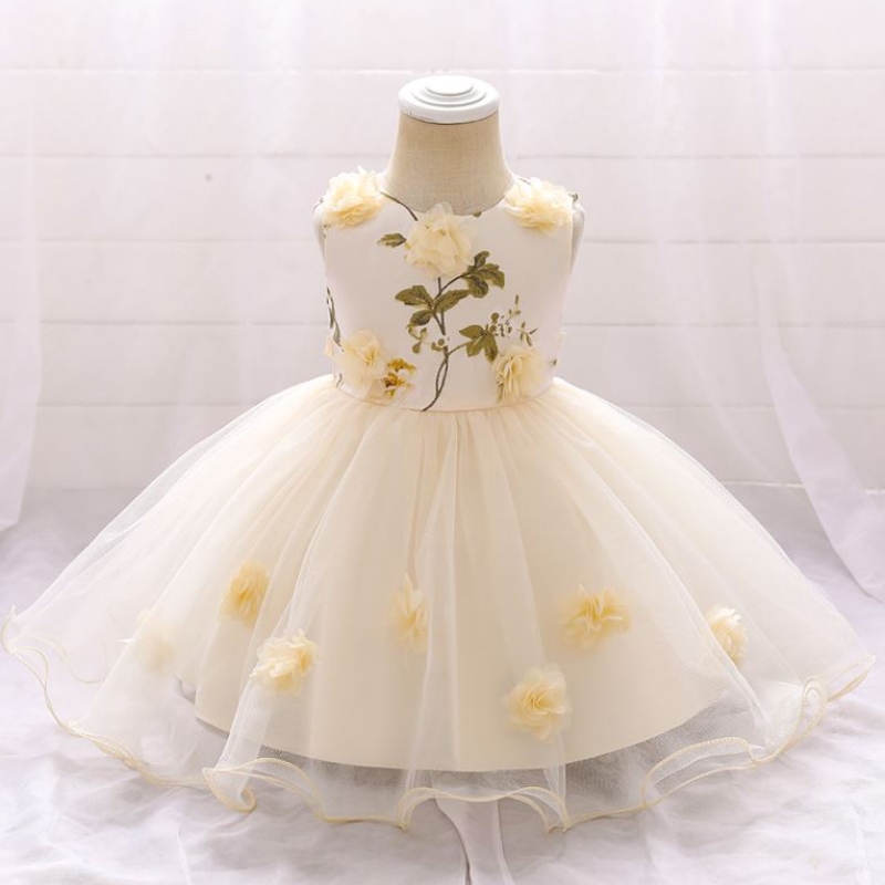 Горячая распродажа Baby Summer Girl Party Dress Дети Свадебное платье на день рождения на 3-24 м Wear L1909XZ