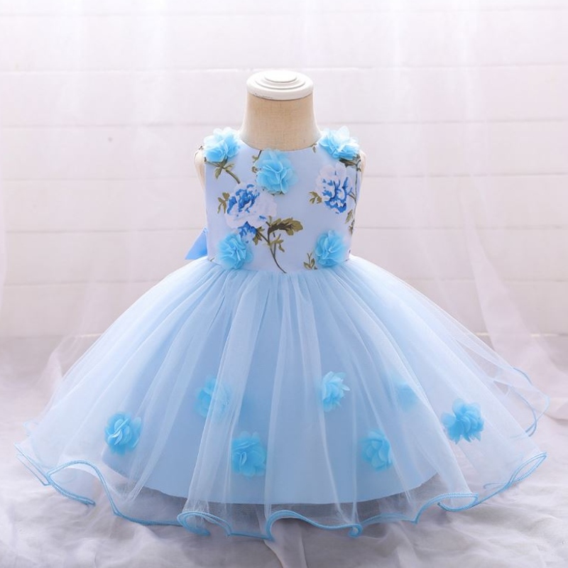 Горячая распродажа Baby Summer Girl Party Dress Дети Свадебное платье на день рождения на 3-24 м Wear L1909XZ