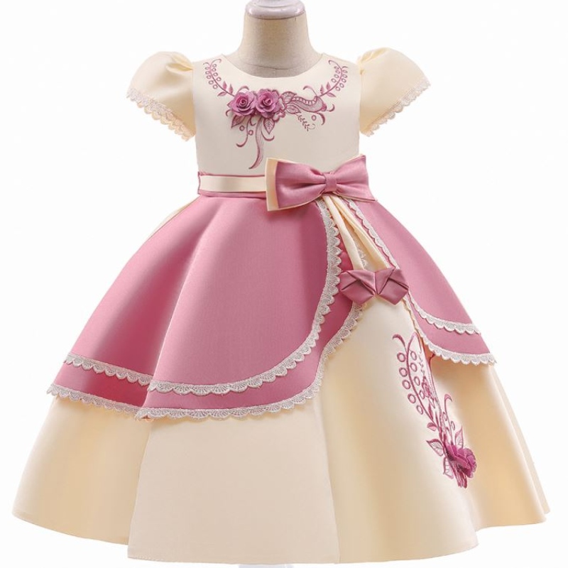 Baige European Style Girl свадебное платье для детей прекрасные платья по случаю дня рождения 3-10 лет L5240