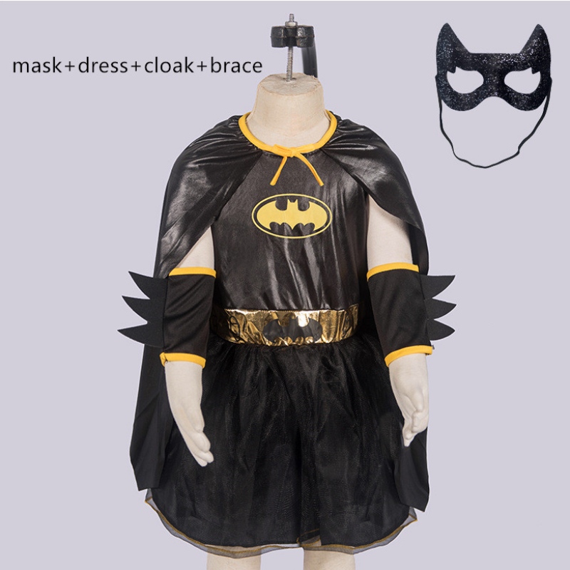 Хэллоуин Классический Cloak TV&Movie Role Play Dress Bat Girl Cosplay Costume