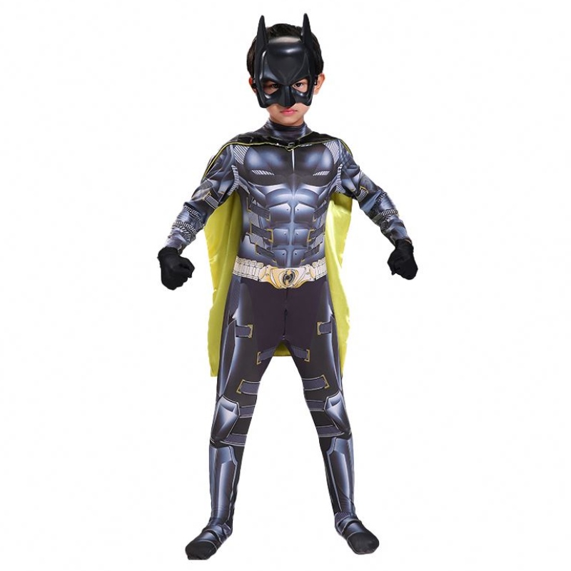 Классический стиль телевидение&film Kids Male Figure Superhero Superhero Avenger Halloween Party Man Jumpsuit Anime Comic Bat Costumes