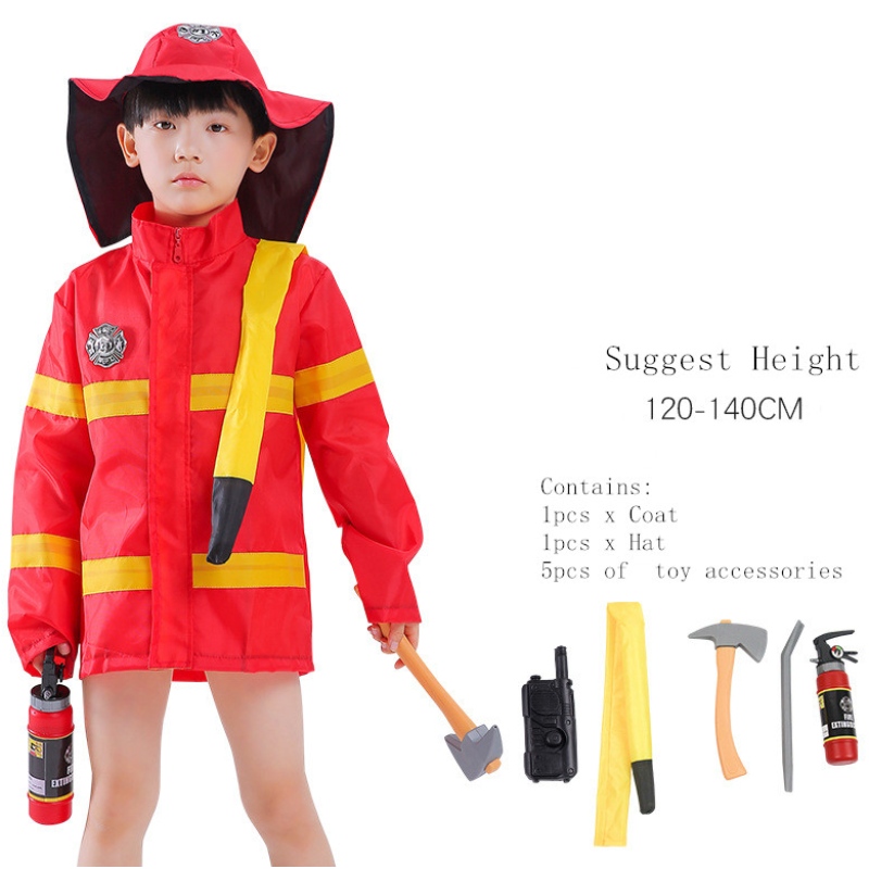 Детский пожарный костюм малыш