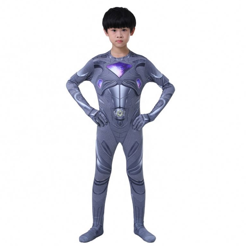 Многократный Color Cool Halloween Party Cartoon Superhoon Superhero Cosplay Mystic Force Power Ranger костюм для детей