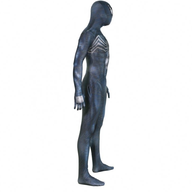 Черный Zentai костюм Хэллоуин карнавальный день рождения.