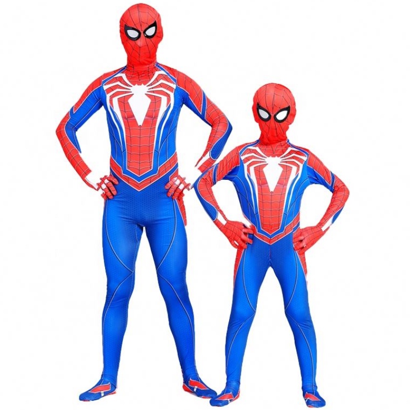 Best Price Black&red Jumpsuit Kids&adults TV&movie Superhero Halloween Cosplay Factory Supply Удивительные костюмы Человека -паука