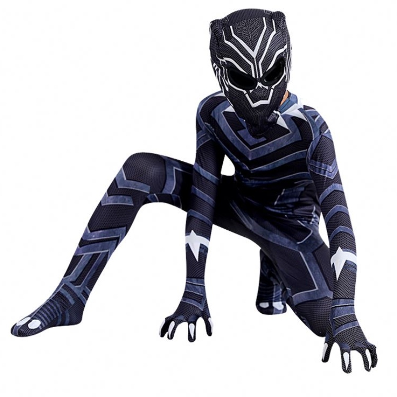 Детские костюм косплейная одежда черная пантера бодиной костюмы супергерой Marvel