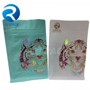 Карманная молния плоские дновые сумки с ультрафиолетовой печатью