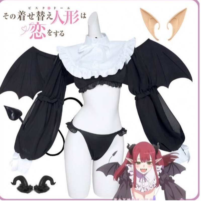 Ecowalson Anime Rizu Kyun Cosplay Costum
