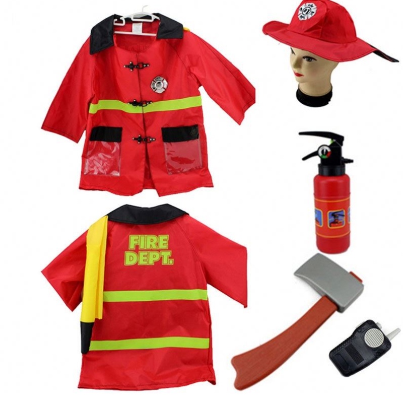 Пожарный Сэм костюм для мальчиков девочки для девочек Хэллоуин костюм для причудливой одежды для вечеринок
