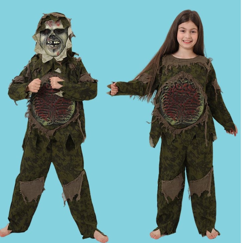 Kid's Halloween Zombie Costume Cosplay Boy Boy Monster Costum