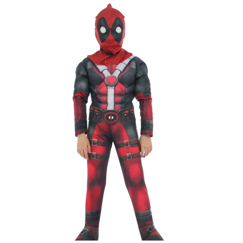 Иранман капитан Америка Человек -паук мускулистые дети Хэллоуин костюм супергерой телевидение&movie Cosplay Costume