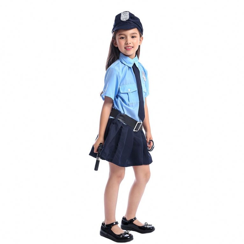 Девочки Хэллоуин офицер полицейский костюм детей ролевой ролевой ролевой ролевой косплей