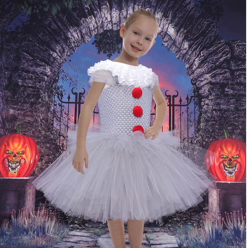 Amazon Hot, продавая маленькие девочки, косплей костюм, платье для вечеринки на Хэллоуин
