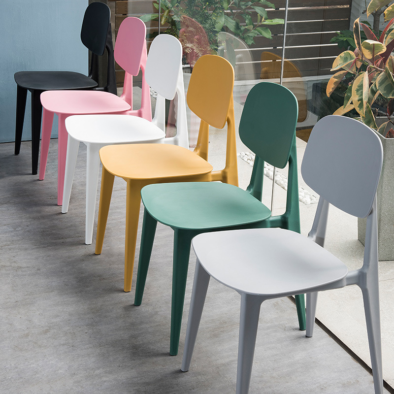 Удобные красочные пластиковые стулья ресторан мебель Сложный пластиковый кафе кресло