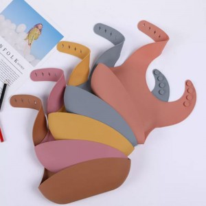 Детские нагрудники Силиконовый нагрудник регулируемый водонепроницаемый посуда пищевые нагруды