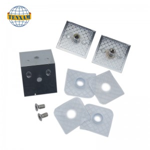 Двойная боковая измельченная 90 -градусная фиксация зажима