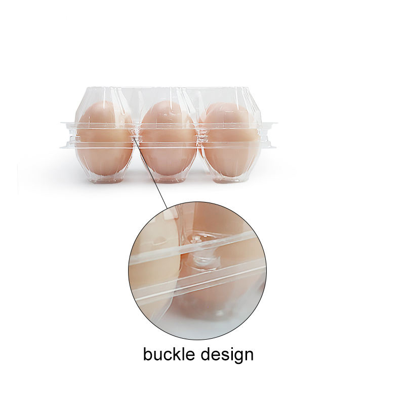Индивидуальная одноразовая пластиковая биоразлагаемая упаковка для яичных лоток