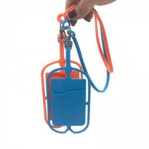 Multi Colors New Ring Dophond Holder Small Phone Lanyard Chace Case держатель корпуса с карманным карманным силиконовым шейным шейным телефоном держатель моб...