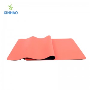 PU Rubber Rubber Yoga Mat Wholesale, поддержка настраиваемого логотипа и рисунка, толщина 4 мм/5 мм натуральный каучук защита окружающей среды Мат...