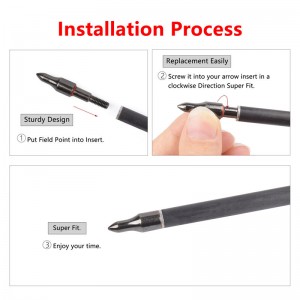 Elongarrow 150002 100grain Argery Arrowheads для углеродных стрел