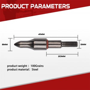 Elongarrow 150002 100grain Argery Arrowheads для углеродных стрел