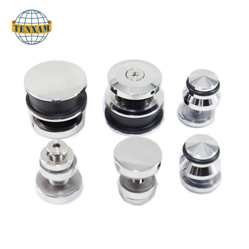 Стеклянные дверные дверные витрины из нержавеющей стали.