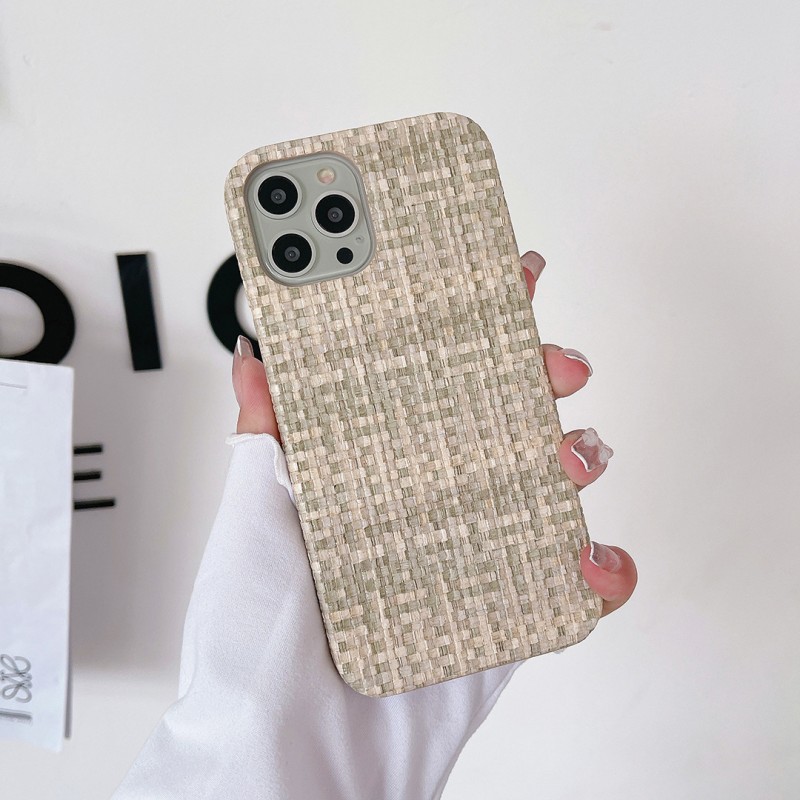 Apple iPhone14pro небольшой аромат телефона, кожаный защитный корпус ручной работы с высококачественным рисунком ткани