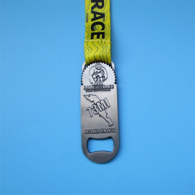 Пользовательский медальон подвесной металлическая медаль с открытием бутылок