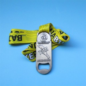 Пользовательский медальон подвесной металлическая медаль с открытием бутылок