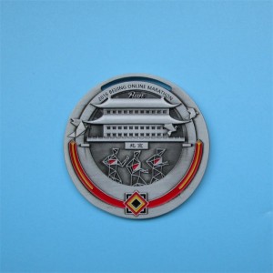 Пользовательский логотип антикварный дизайн 3D металл красочный марафонский марафонский марафон 2016