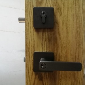 78001 квадратный рычаг входа с двойным цилиндром Deadbolt Set Cealed Combo Lock (для офиса и входной двери), тяжелая входная дверь, 1 упаковка