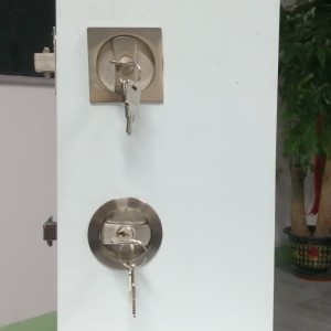 1601 Современный входной квадратный карманный замок, серебряный карманный замок с ключом, раздвижной дверной замок