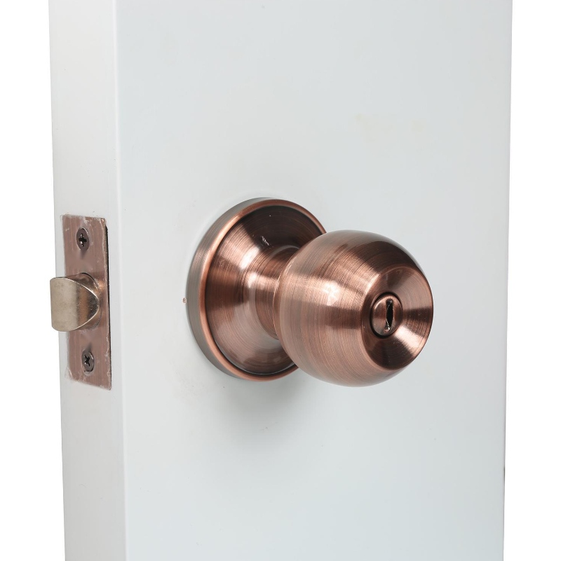 2501 Ручка для уединения дверей для спальни и ванной комнаты, интерьер без ключа.