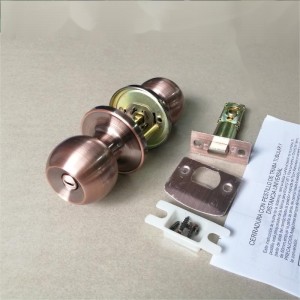 2501 Ручка для уединения дверей для спальни и ванной комнаты, интерьер без ключа.