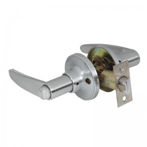7302 Ручка для дверей конфиденциальности со съемной защелкой, все металлические замок рычага двери для спальни и ванной
