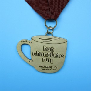 Дизайн листьев профессиональный индивидуальный запуск медали.